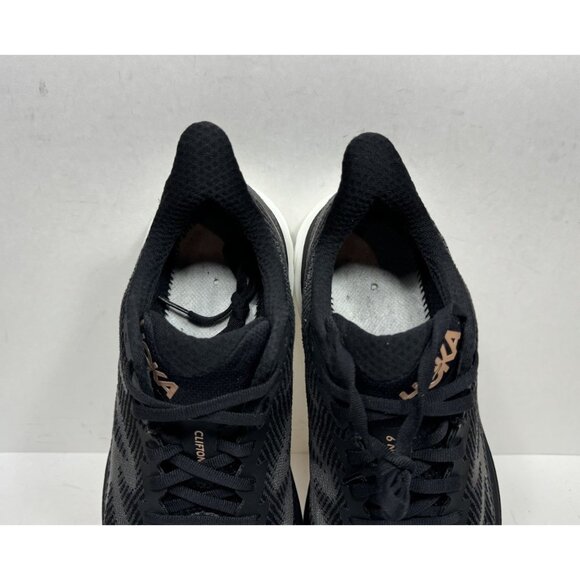 Hoka One One Clifton 9 1132211 BRGL Black Running Shoes Sneaker Womens Size 8 D - Picture 9 of 9